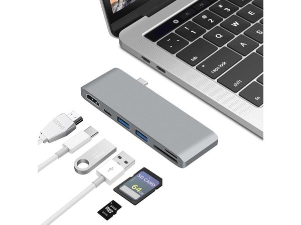 

Thunderbolt 3 USB-C концентратор адаптер для Macbook Pro Nintendo переключатель Samsung S8, Тип-C порт за