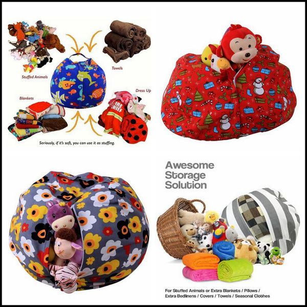 

43 color 61cm kid torage bean bag plu h toy beanbag chair tuffed room mat portable clothe torage bag baby play mat cca8483 20pc