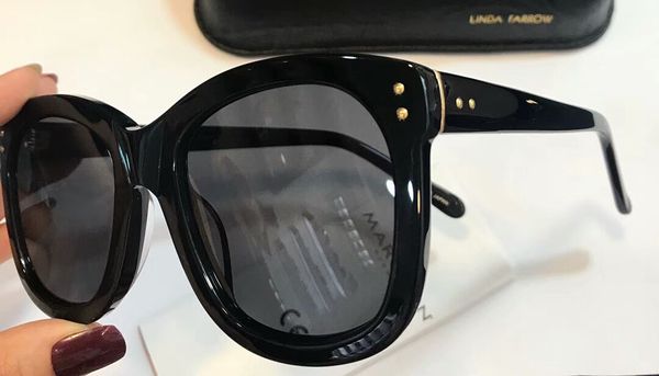 

women stud polit sunglasses black gradient len oversized sunglasses sunglasses new with box num2018la2, White;black