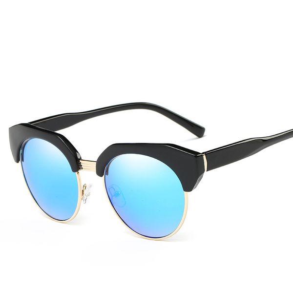 

2017 aluminum magnesium men sunglasses polarized sports driving night vision goggles sunglass fishing uv400 rimless sun glasses, White;black