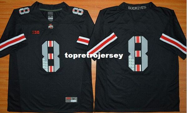 

factory outlet- ohio state 8th championship stitched 2015 new blackout gear eight ohio state buckeyes college football jerseys, Black;red