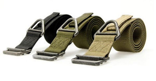 

adjustable survival tactical belt emergency rescue rigger militaria 3 colors, Black;brown