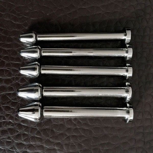 İhbas Cihazları Yeni 5 Boyutları Bullet Şekli 80mm Dilatör Katı Penis Fiş Üretra Sesler 8mm-12mm # R45