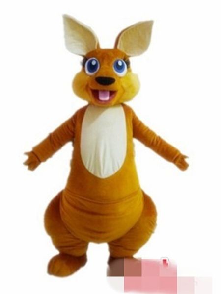 

custom newly designed kangaroo monster mascot costume size ing, Red;yellow