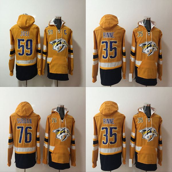 

2017 Men Hoodies 76 P.K. Subban 35 Pekka Rinne 59 Roman Josi Nashville Predators Hockey Jerseys Hoodies Sweatshirts
