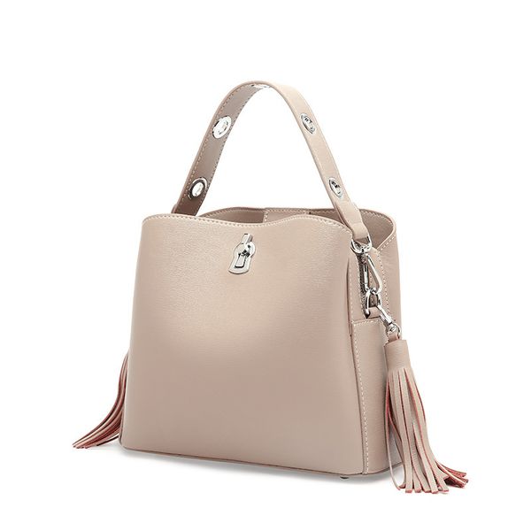 

threepeas women head genuine leather shoulder messenger cross body candy color bags