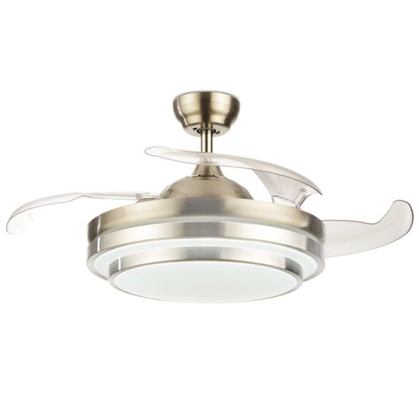 2020 42inch Modern Invisible Ceiling Fans Light Wall Switch Remote