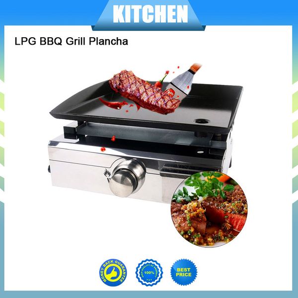 

churrasqueira a gas lpg 1 burners warehouse plancha bbq grill gas griddle outdoor machine steak cooking plate