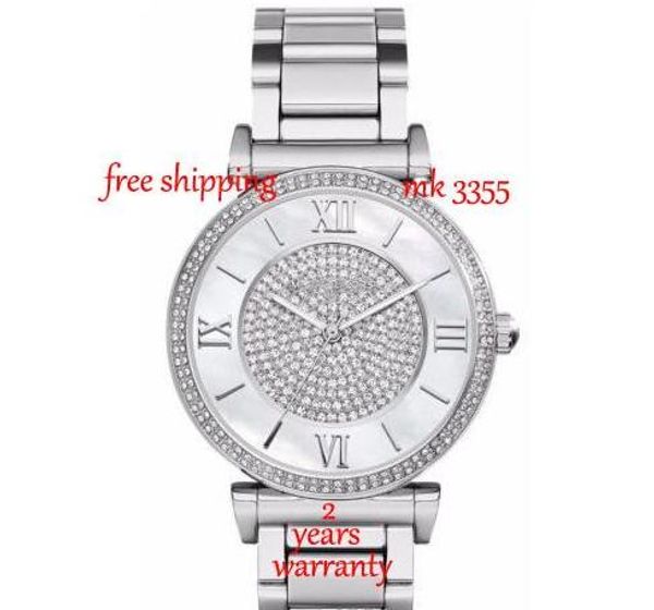 

2018 fa hion new mk3331 mk3332 mk3338 mk3339 mk3355 mk3356 mk3377 mk3412 women 039 pearl dial watch original box