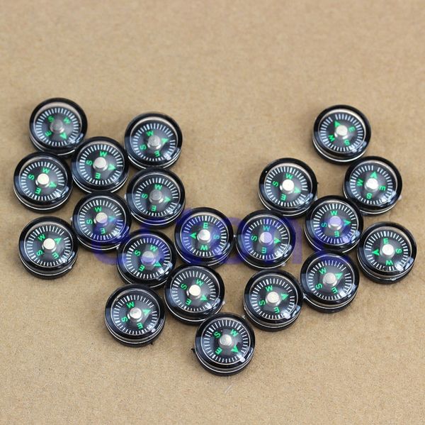 

20pc 12mm mini small pocket button survival compasses for hiking camping outdoor