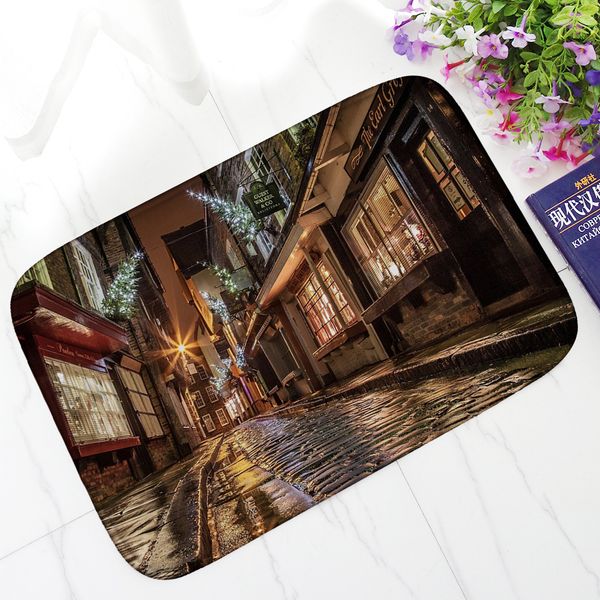 

city street printed door mats for front door microfiber mats in the hallway floor carpets for kitchen bathroom toilet