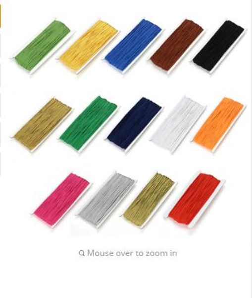 

16 colors 34 yards/lot(31meter) approx.3mm chinese soutach snake belly nylon rope cord soutache diy jewelry material accessories, White;red