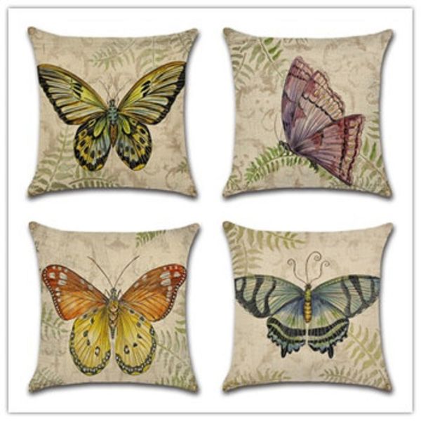 

новый наволочка горячая хлопок мечта бабочка держать диван наволочка подушка обложка главная украшения