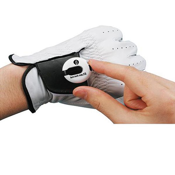 

ez count golf glove counter scorekeeper small simple clip on light white