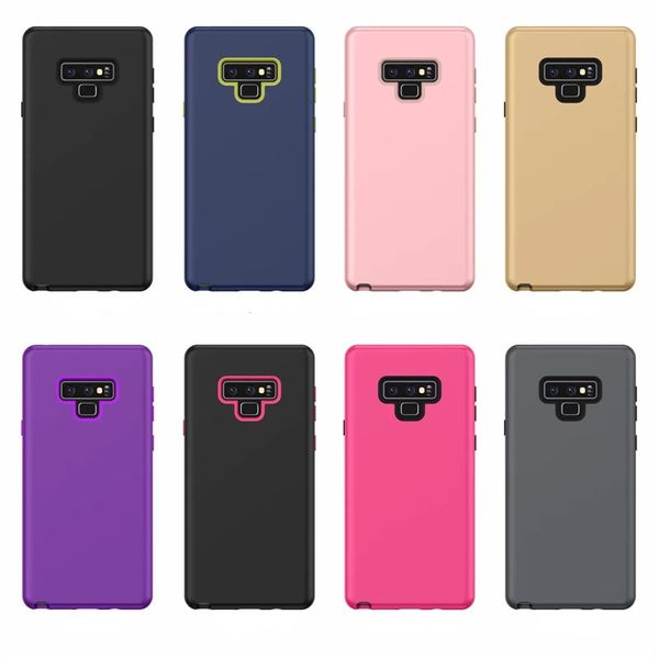 

mobile phone case for samsung galaxy note9 shockproof cellphone case 3 in 1 defender fashion cover dhl shipping