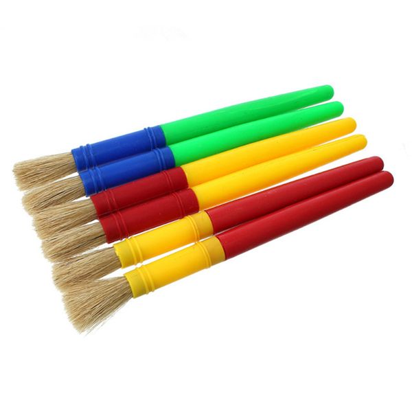 

nylon brush for watercolor art painting drawing tools at random 22.5cm(8 7/8") x 13.5cm(5 3/8"), 2 sets(6 pcs/set, Black;red