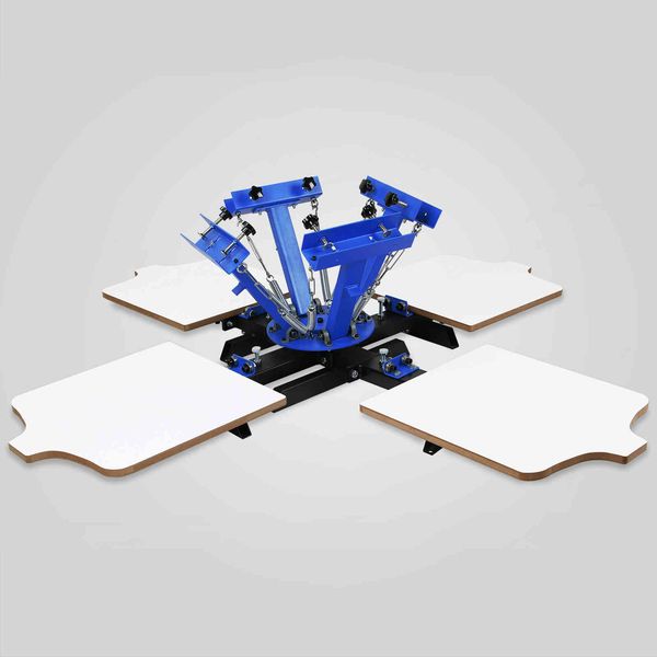 2019 Hot S 4 Station Silk Screening Screenprint Screen Printing Machine For T Shirt Diy Design From Sihao 286 44 Dhgate Com