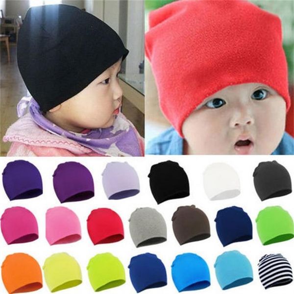 

1 PCS Unisex Cotton Beanie Baby Hat Children NewBorn Cute Candy Color Baby Boy/Girl Soft Toddler Infant Cap Accessories
