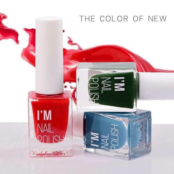 

9ml 36 colours metallic nail polishes non-toxic durable oily shiny metal mirror effectnail polish ecological