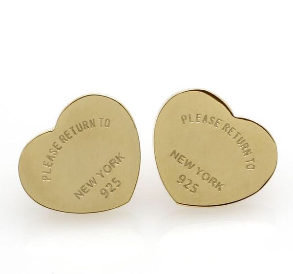 

Нержавеющая сталь в форме сердца серьги для женщин мода подлинная ювелирные изде