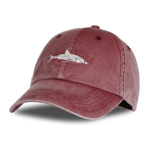 

cora wang 100% хлопок бейсбольные кепки с капюшоном мыть мужские шапки акула вышивка папа шапка для женщин, Blue;gray