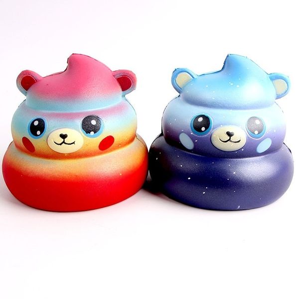 

pu slow rebound starry poop cubs children vent relief toys