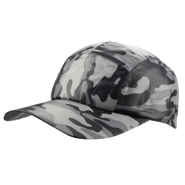 

mens womens army summer camouflage caprint quick-dry moisture outdoor climbing undiscovery adjustable baseball cap hat, Blue;gray