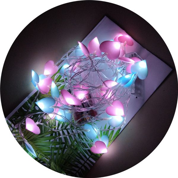 10-20 LED Love Heart String Fairy Light Bedroom Wedding Party Xmas Decoration UK
