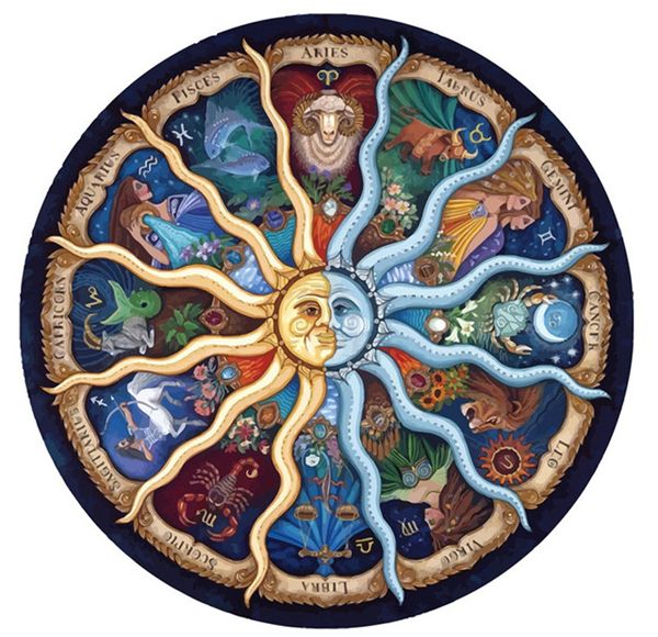 

diy diamond painting cross stitch kit rhinestone full round diamond embroidery cartoon 12 constellation home mosaic decoration yx4104