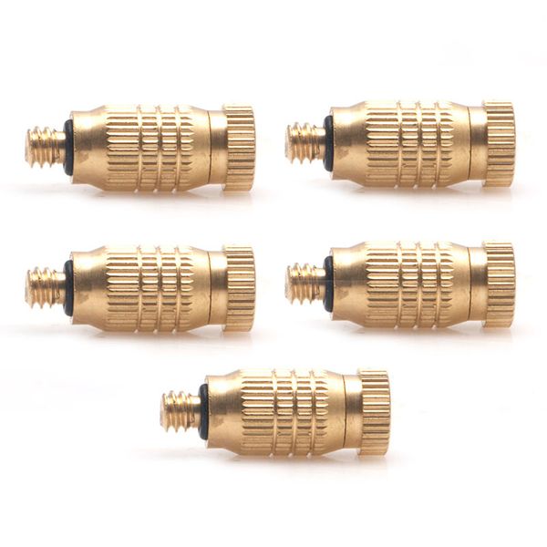 

5pcs 2-section fine brass misting nozzles for cooling system sprayer ( 0.3mm )-y102