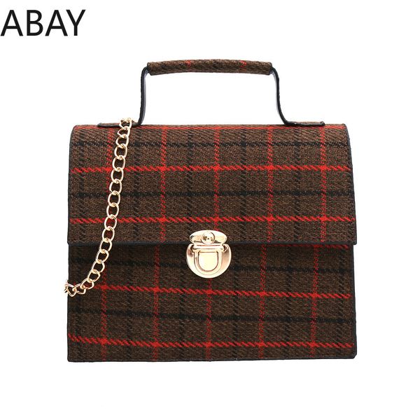 

2018 winter fashion leisure university women's bag new handbag simple one-shouldered oblique satchel shopping