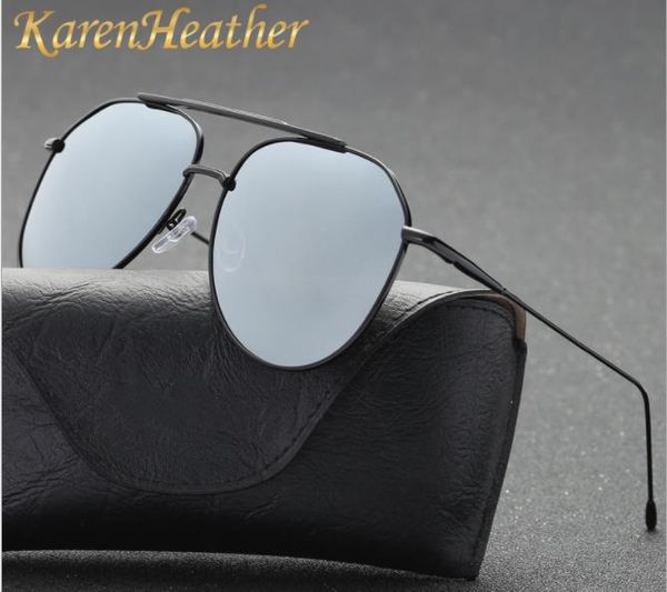 

high definition polarizing sunglasses, men's women, fashionable toads, retro sunglasses, large frame polarizer, White;black