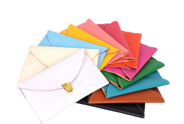 

50pcs/lot fedex promotion envelope lady clutches bags,leather shoulder bags woman,bags for women products