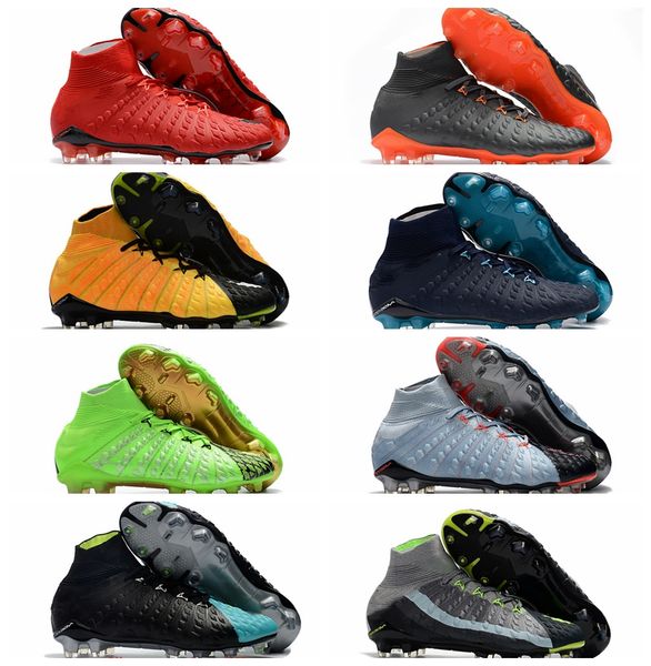 

2018 дешевые мужские футбольные бутсы Hypervenom Phantom III DF FG EA Спортивные футбольные бутс