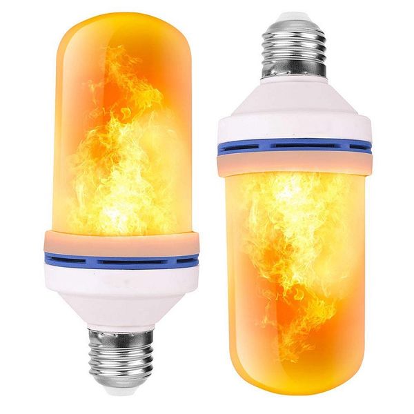 

led flame effect fire light bulbs e26 e27 b22 4 modes with upside down effect simulated decorative light atmosphere lighting