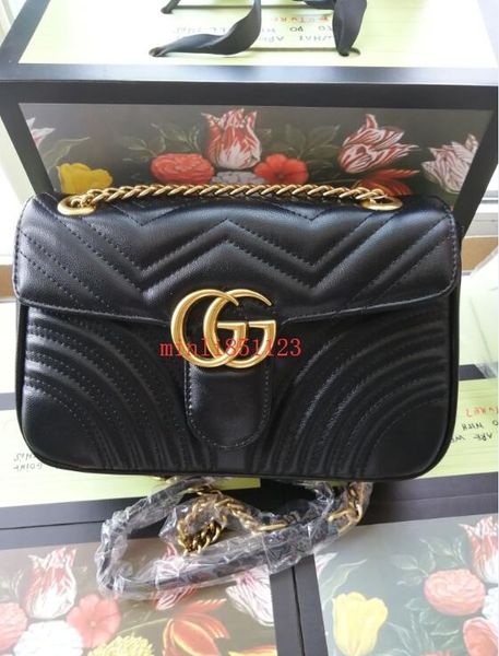 

2018 de igner luxury handbag wallet ladie handbag ladie wallet leather chain bag me enger bag and houlder bag 5 color