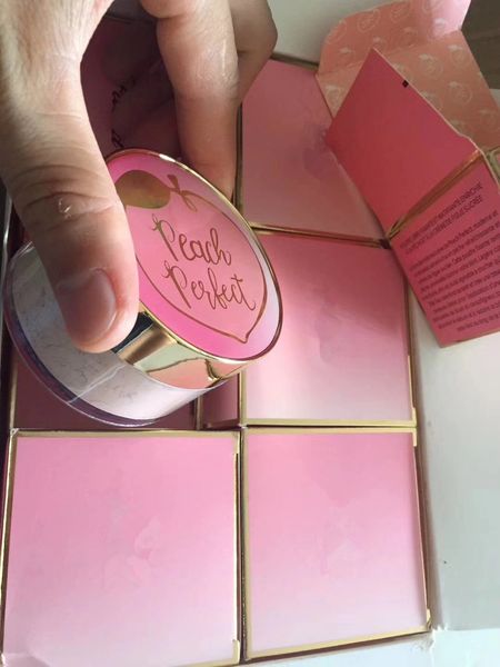 

1pcs/new faced brand peach perfect mattifying loose setting powder infused with peach and sweet fig cream face powder ing