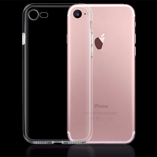

2018 protective for iphone 6s case ultrathin 1mm thickness phone case transparent soft tpu for iphone 8 plus case