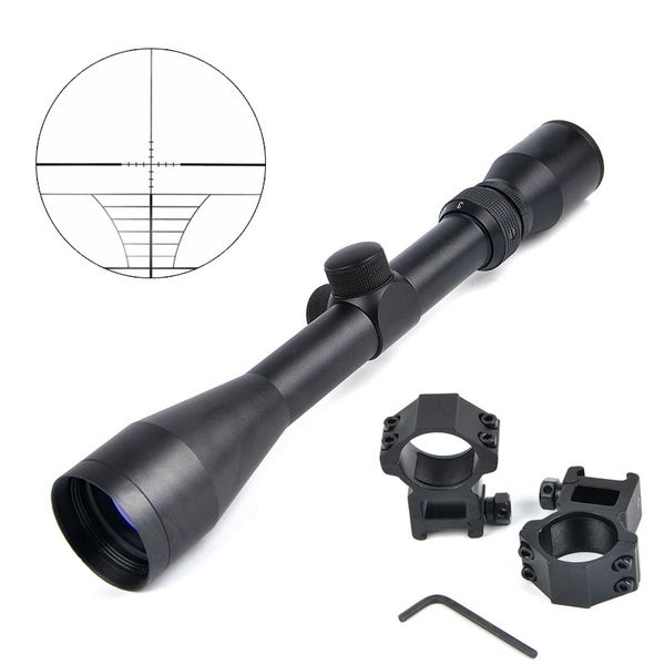 

3-9x40 tactical riflescope optic sniper deer rifle scope hunting scopes airgun rifle outdoor reticle sight scope