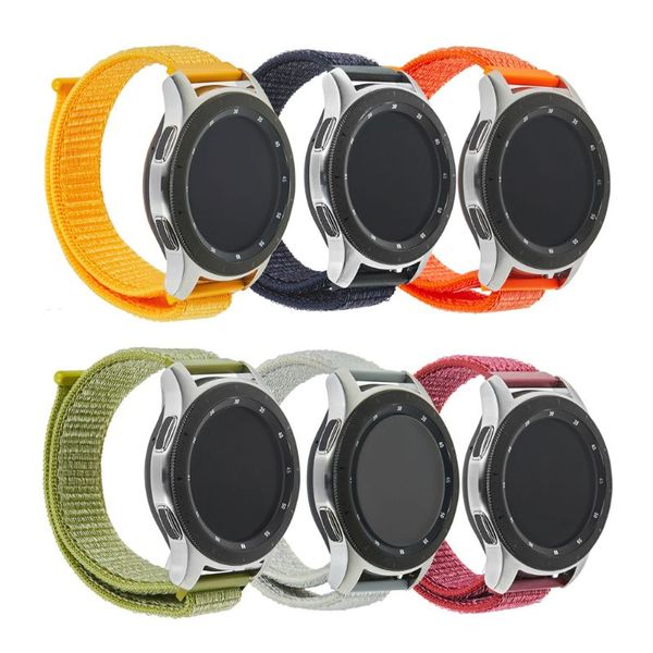 

20mm magic nylon loopback watch band strap for huami amazfit youth bip gear s2, Black;brown
