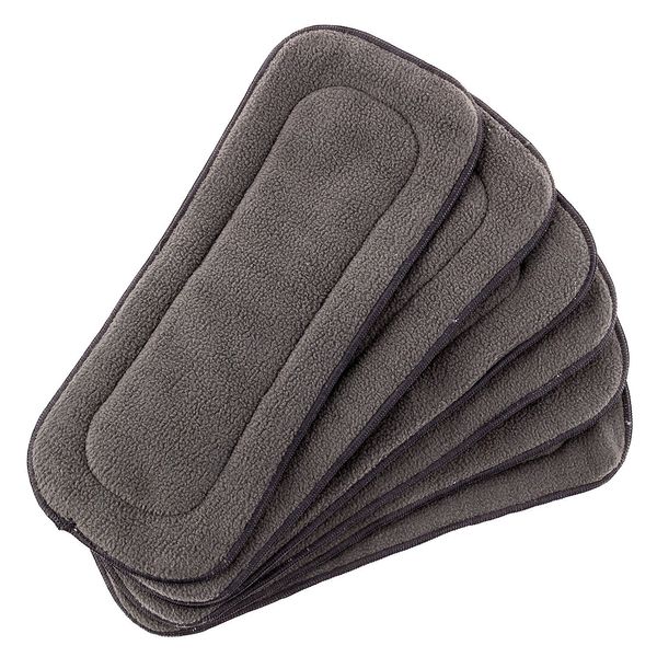 

baby 5 layer charcoal bamboo inserts reusable liners for cloth diapers