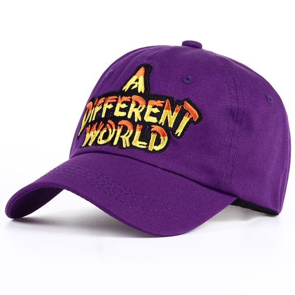 

voron 2017 new purple multi color a different world dad cap men women cotton baseball cap bone snapback trucker hat, Blue;gray