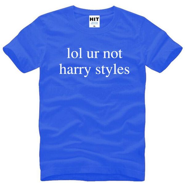 

lol ur not harry styles letter printed mens men one direction 1d rock t shirt t-shirt fashion 2017 new o neck cotton tshirt tee, White;black