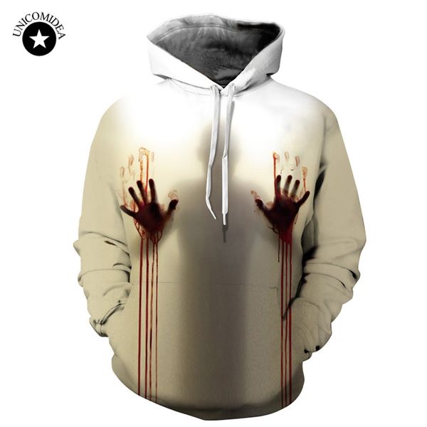 

cool men women hoodie 3d print horror killers/halloween/devil/zombie sweatshirt hoody outerwear hooded tracksuits dropshipping, Black