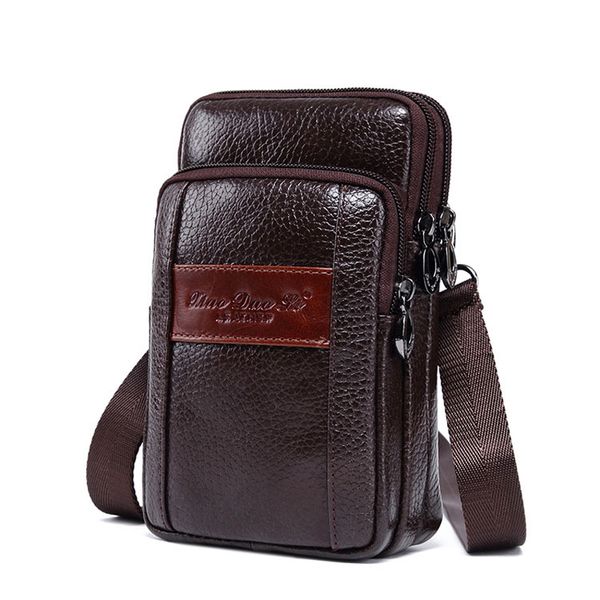 

genuine leather men waist packs fanny pack belt bag phone pouch bags travel waist pack male small bag leather pouch bolsa