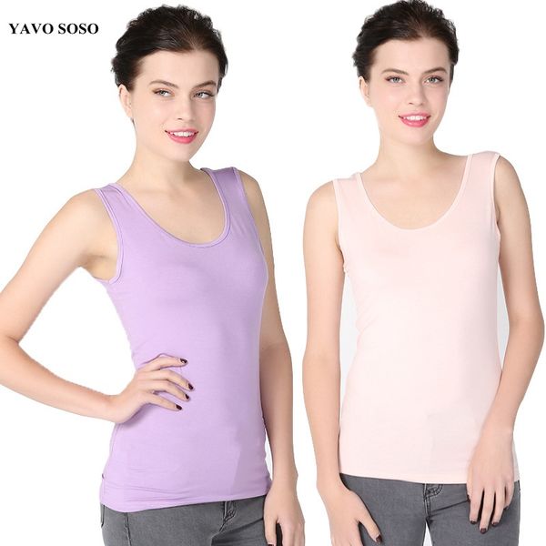 

new arrival women modal summer sleeveless camis u style vest plus size 6xl big size candy colors casual women's tank, Black;white