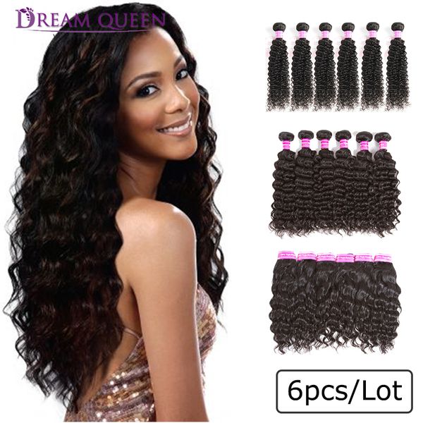 Mink Wholesale Brazilian Virgin Hair Bundle Deals Water Wave Hair