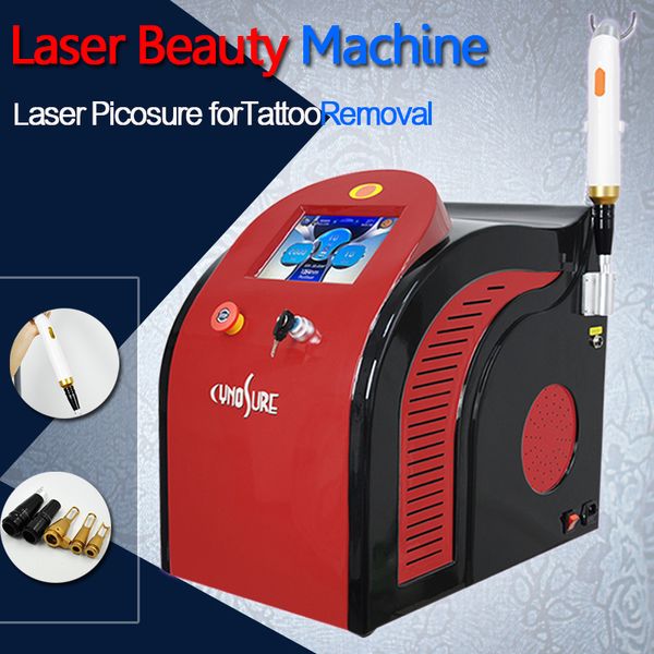 

2018 nd-yag laser/picosure laser 532nm 1064nm 755nm pico laser/ picosecond laser tattoo removal machine spot/acne removal machine dhl, Black