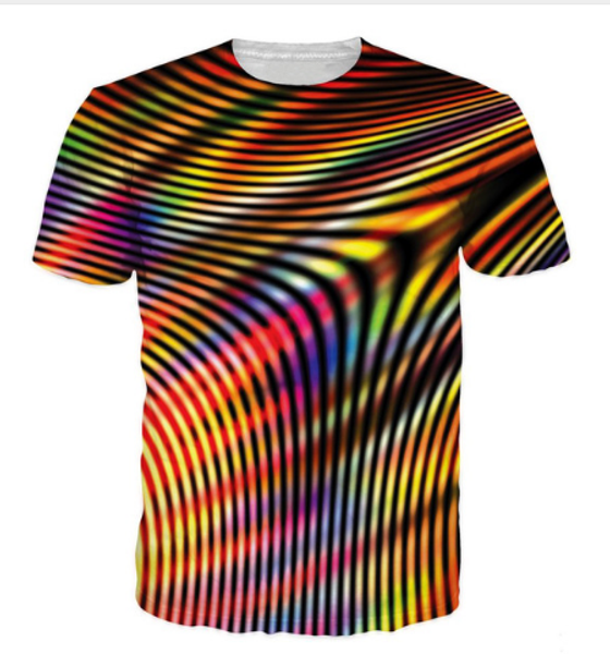 

outerwear streetwear hologram melt t-shirt summer style casual crewneck tshirts women men fashion clothing 3d print shirt tees u447, White;black