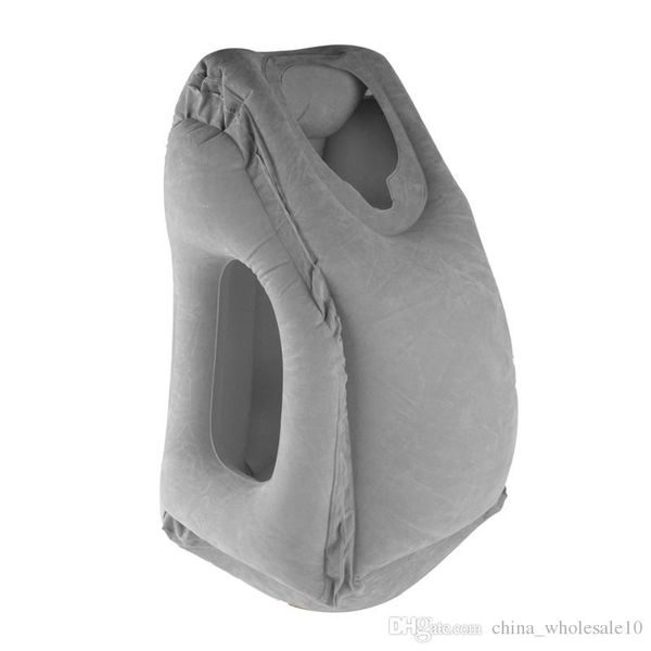 Novelty Portable Inflatable Travel Pillow Air Soft Cushion Trip